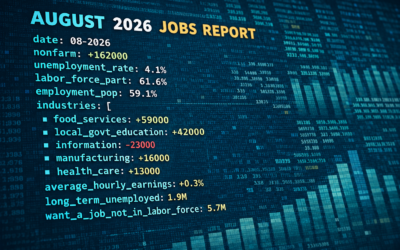 August 2026 Jobs Report – Bureau of Labor Statistics