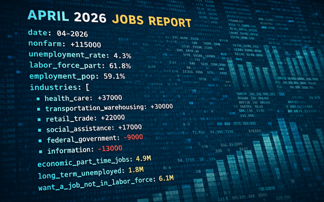 April 2026 Jobs Report – Bureau of Labor Statistics