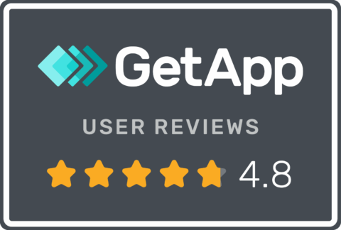 GetApp Reviews - 4.8 stars