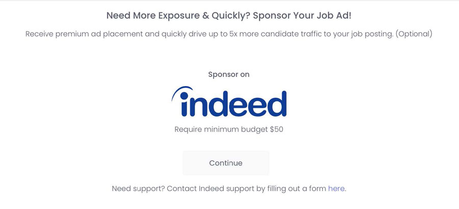 Indeed Trusted Media Network – Sponsored Jobs