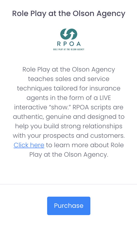 Role Play at the Olson Agency RPOA IdealTraits
