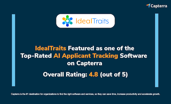 IdealTraits Featured among the Top-Rated AI Applicant Tracking Software on Capterra