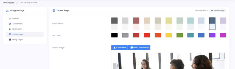 Career Page Customization