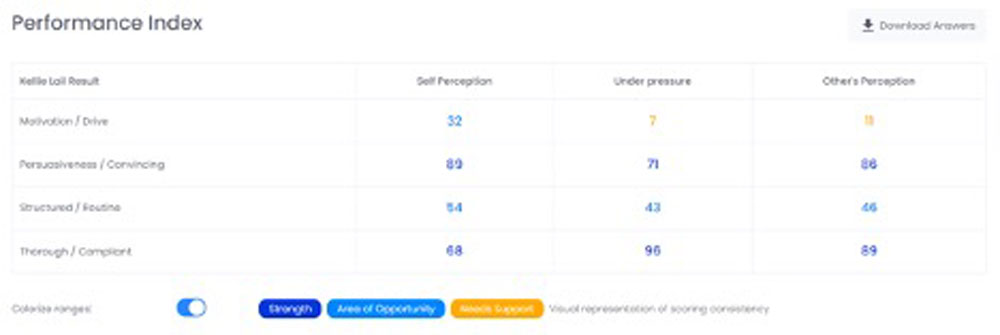 Understanding High Personality Scores