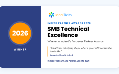IdealTraits Wins Indeed’s 2026 Partner Award for Technical Excellence