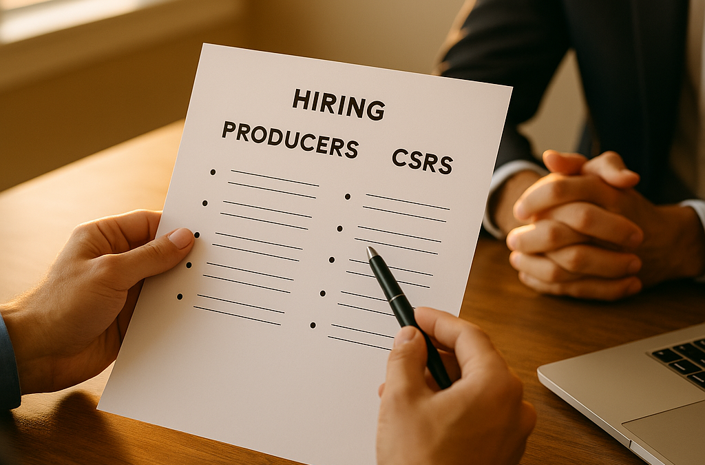 Producers vs CSRs: Hiring the Right Role at the Right Time